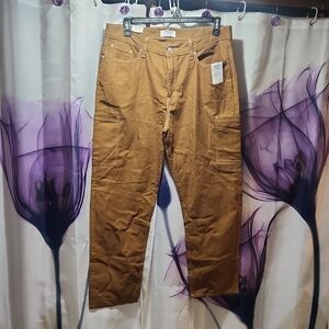 Levi's Tan Straight Leg Pants